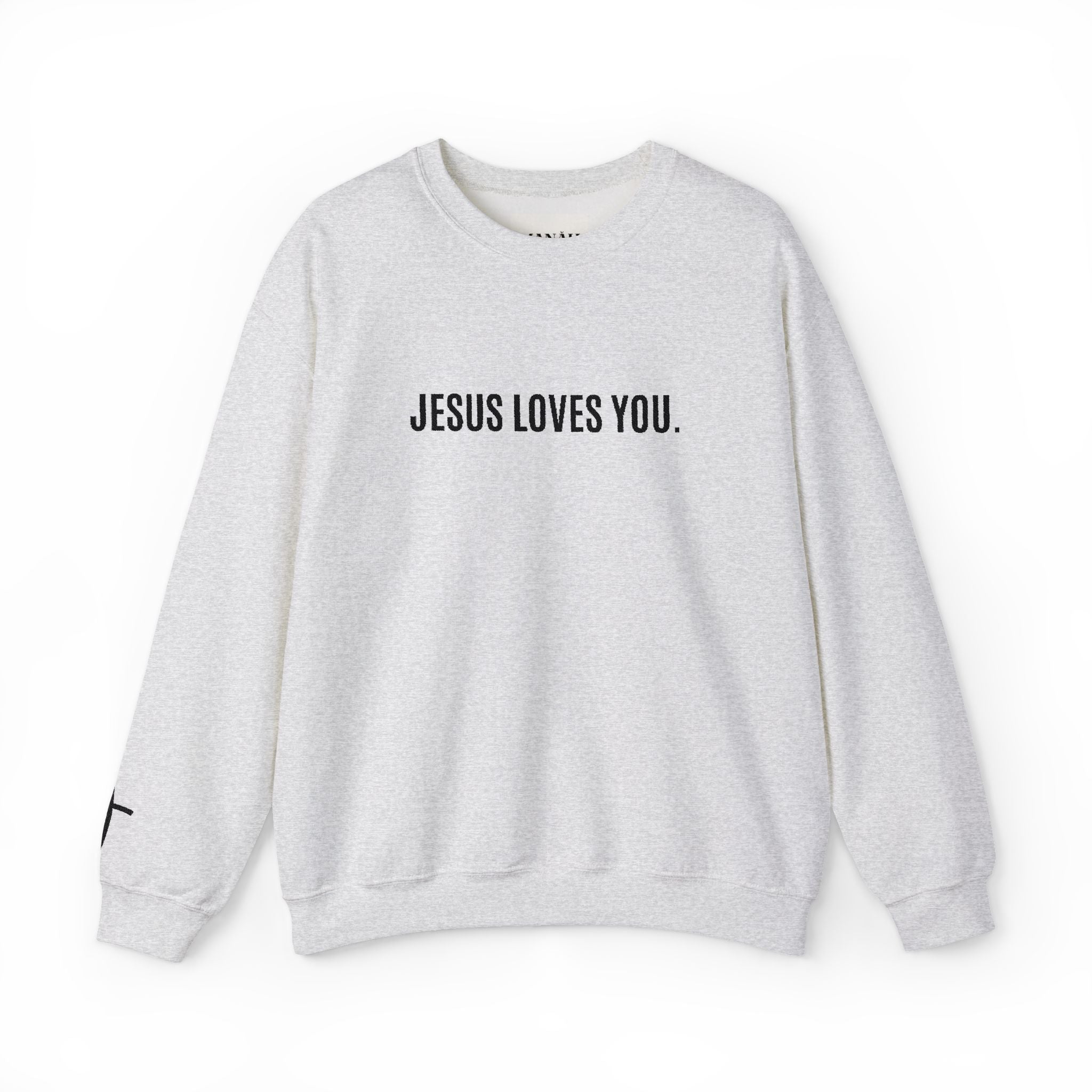 Unisex - JESUS LOVES YOU Crewneck - (embroidery)