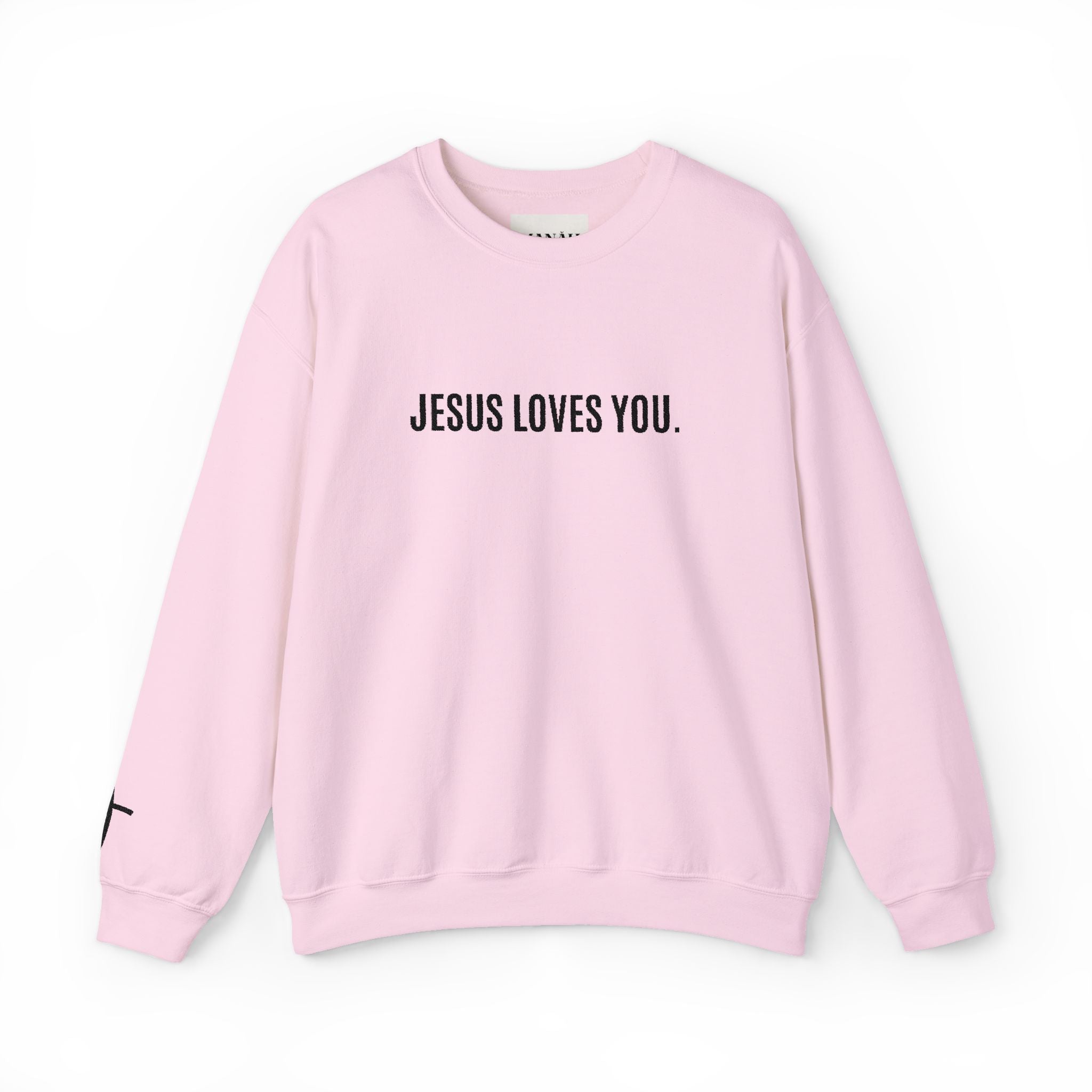Unisex - JESUS LOVES YOU Crewneck - (embroidery)