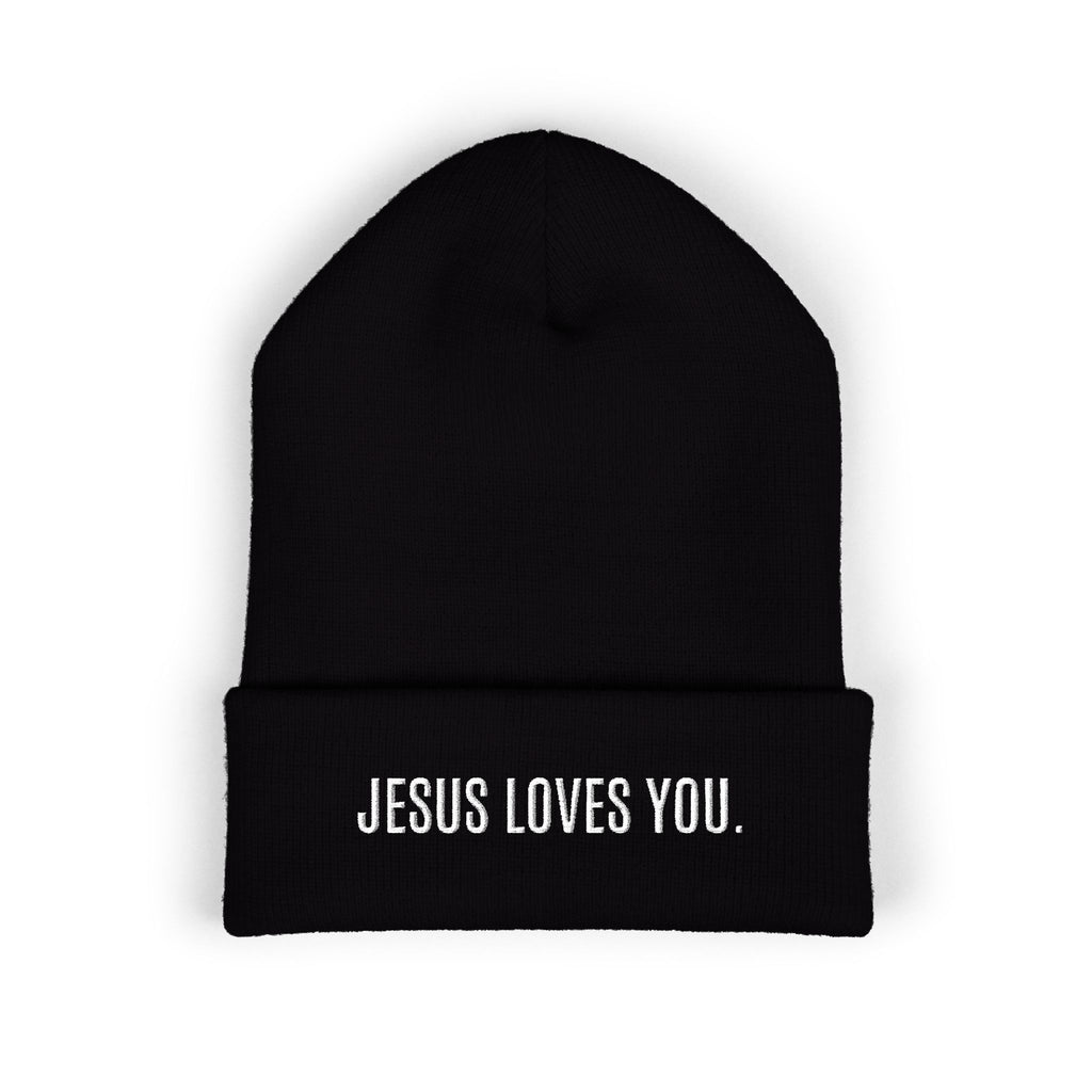 Unisex - JESUS LOVES YOU Beanie - (embroidery)
