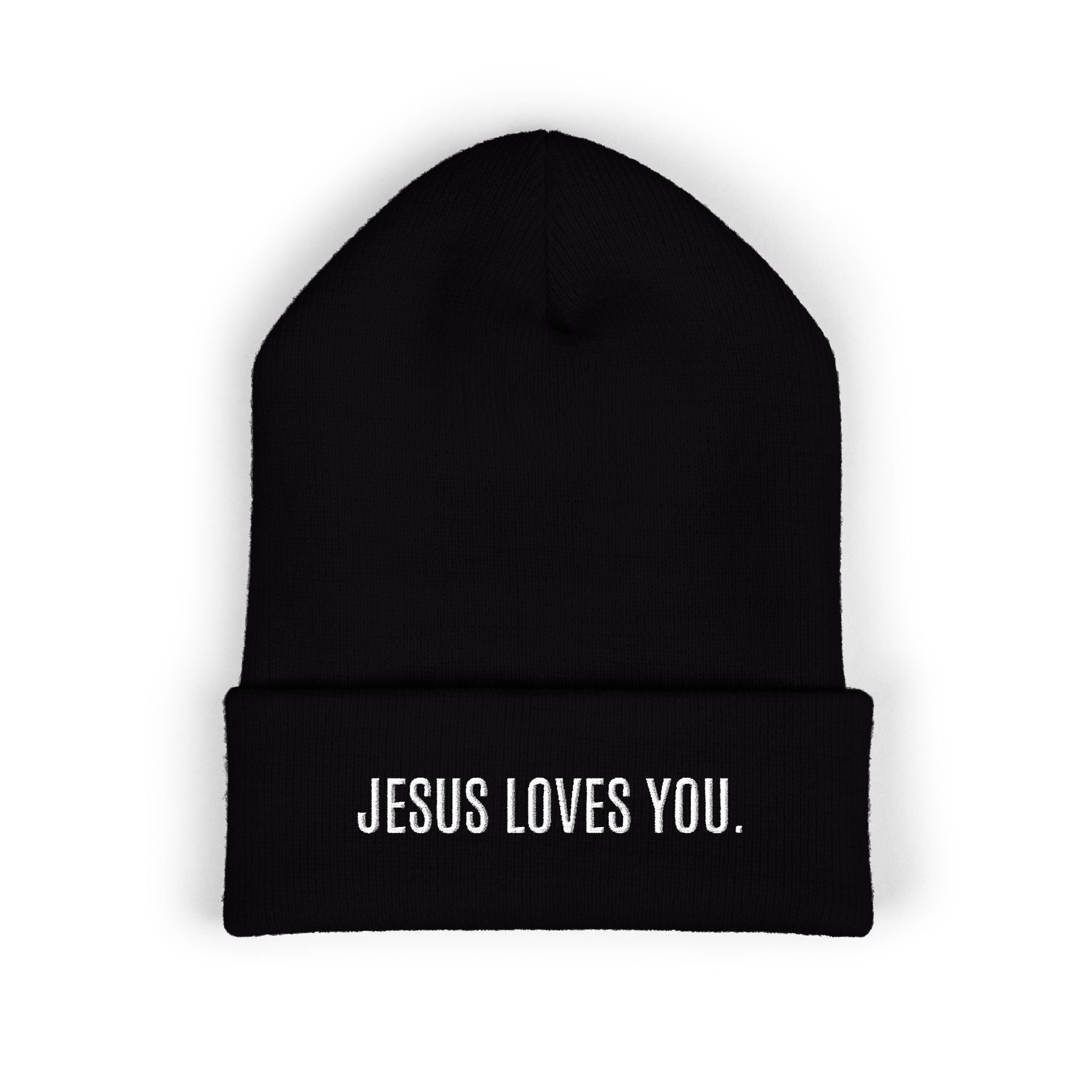 Unisex - JESUS LOVES YOU Beanie - (embroidery)