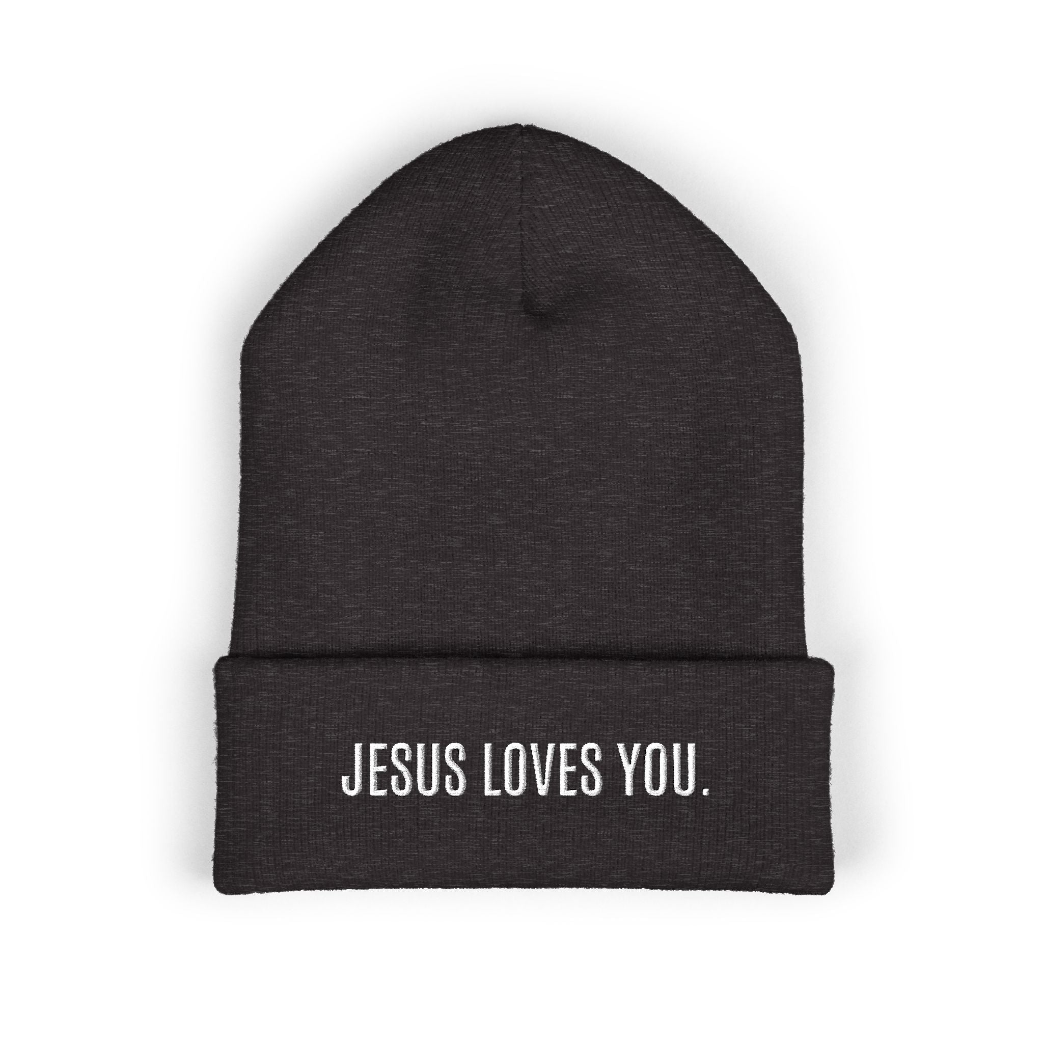 Unisex - JESUS LOVES YOU Beanie - (embroidery)