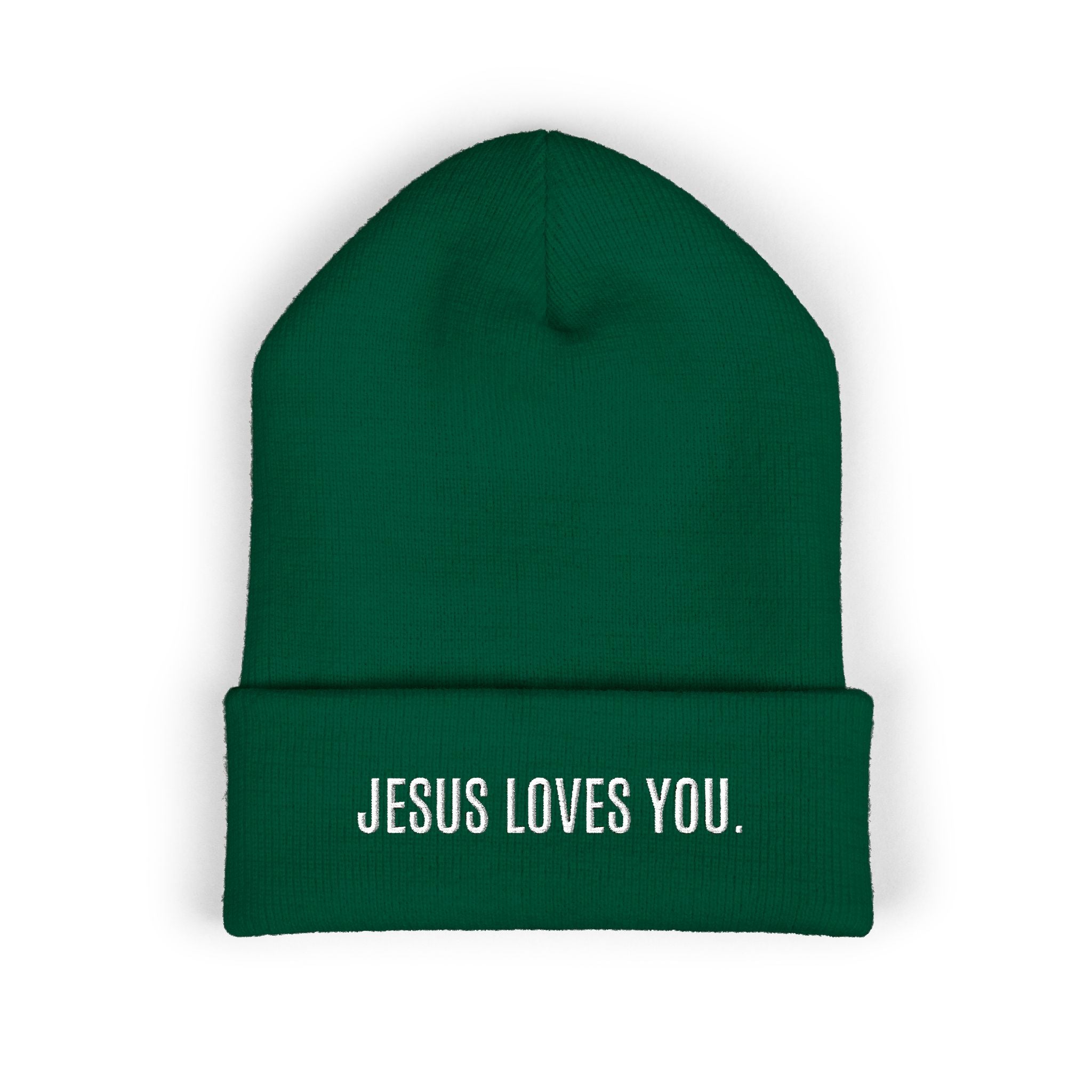 Unisex - JESUS LOVES YOU Beanie - (embroidery)
