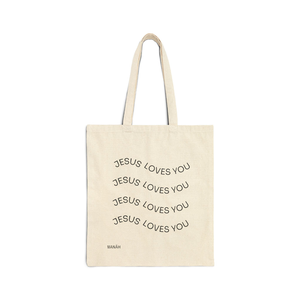 Unisex - Jesus Loves You Tote Bag -