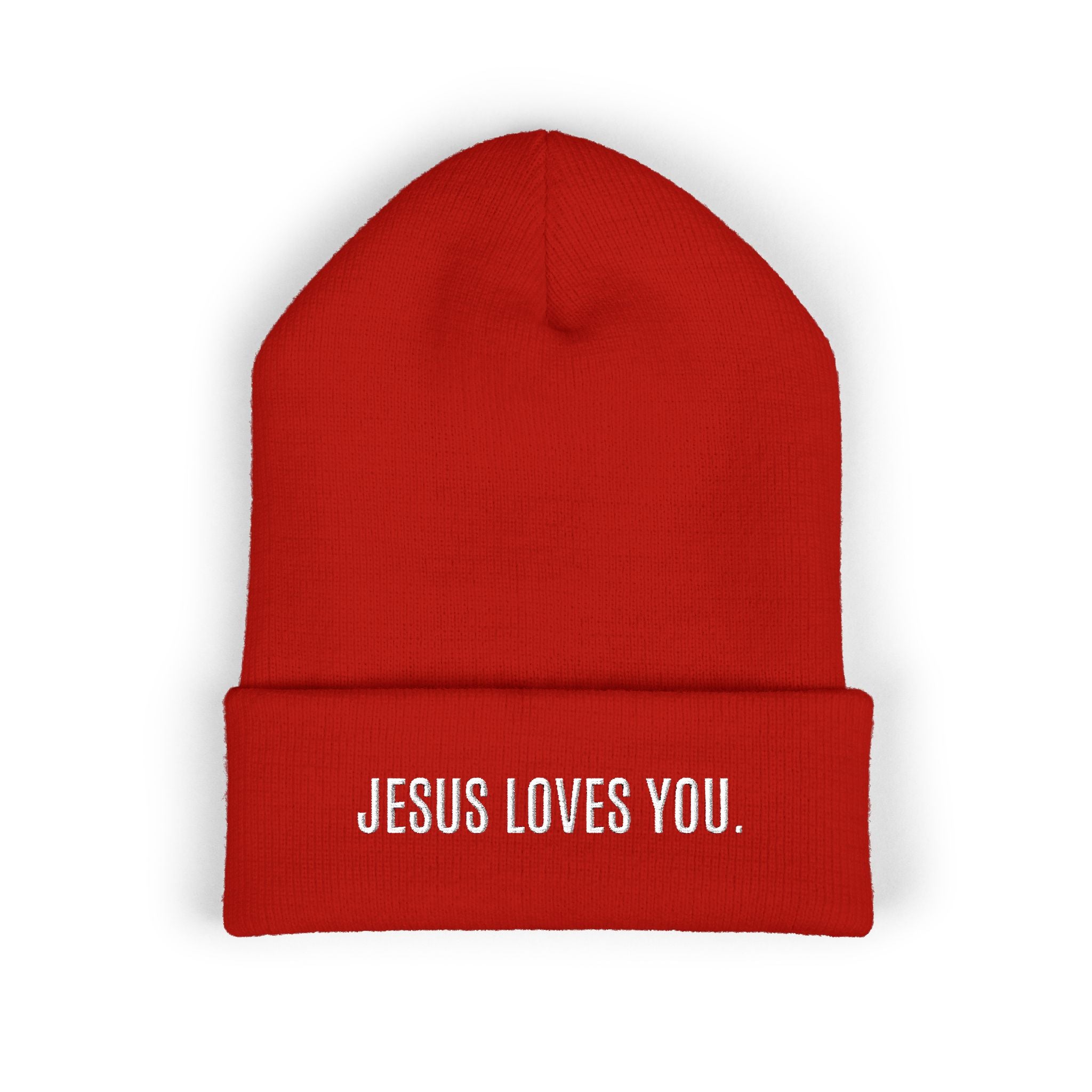 Unisex - JESUS LOVES YOU Beanie - (embroidery)