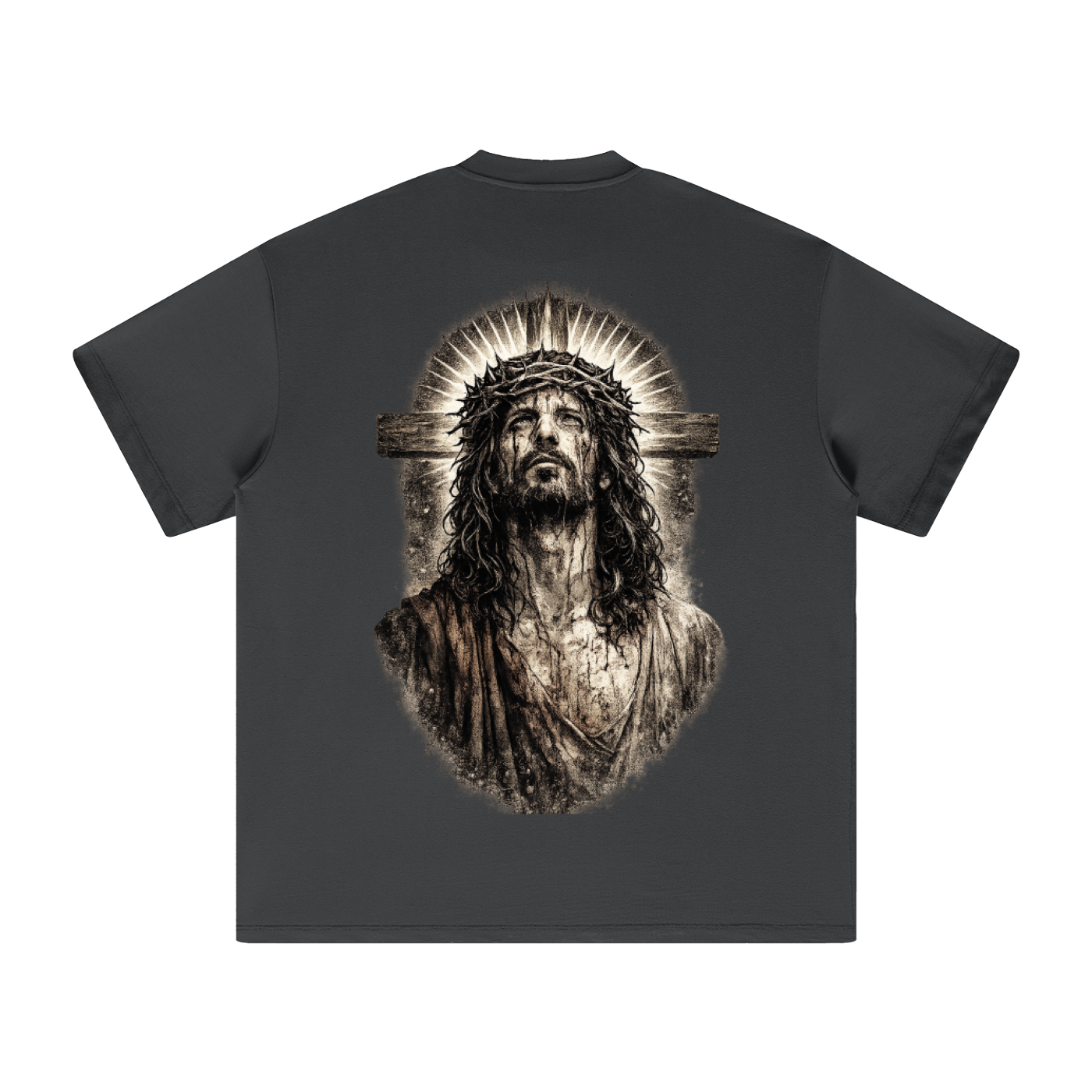 Unisex - YESHUA - Heavyweight Earth Tone T-Shirt
