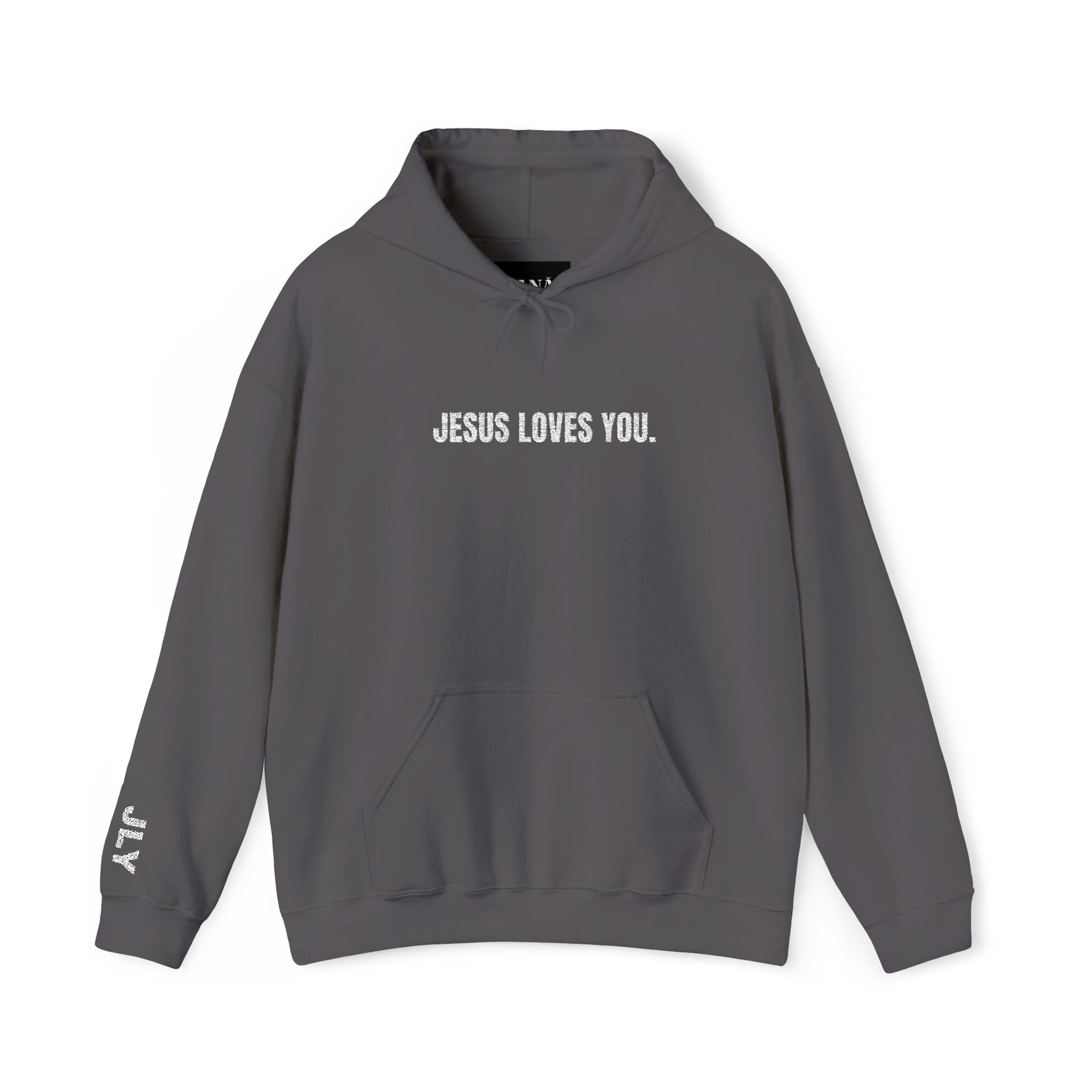 Unisex - JESUS LOVES YOU Hoodie - (embroidery)