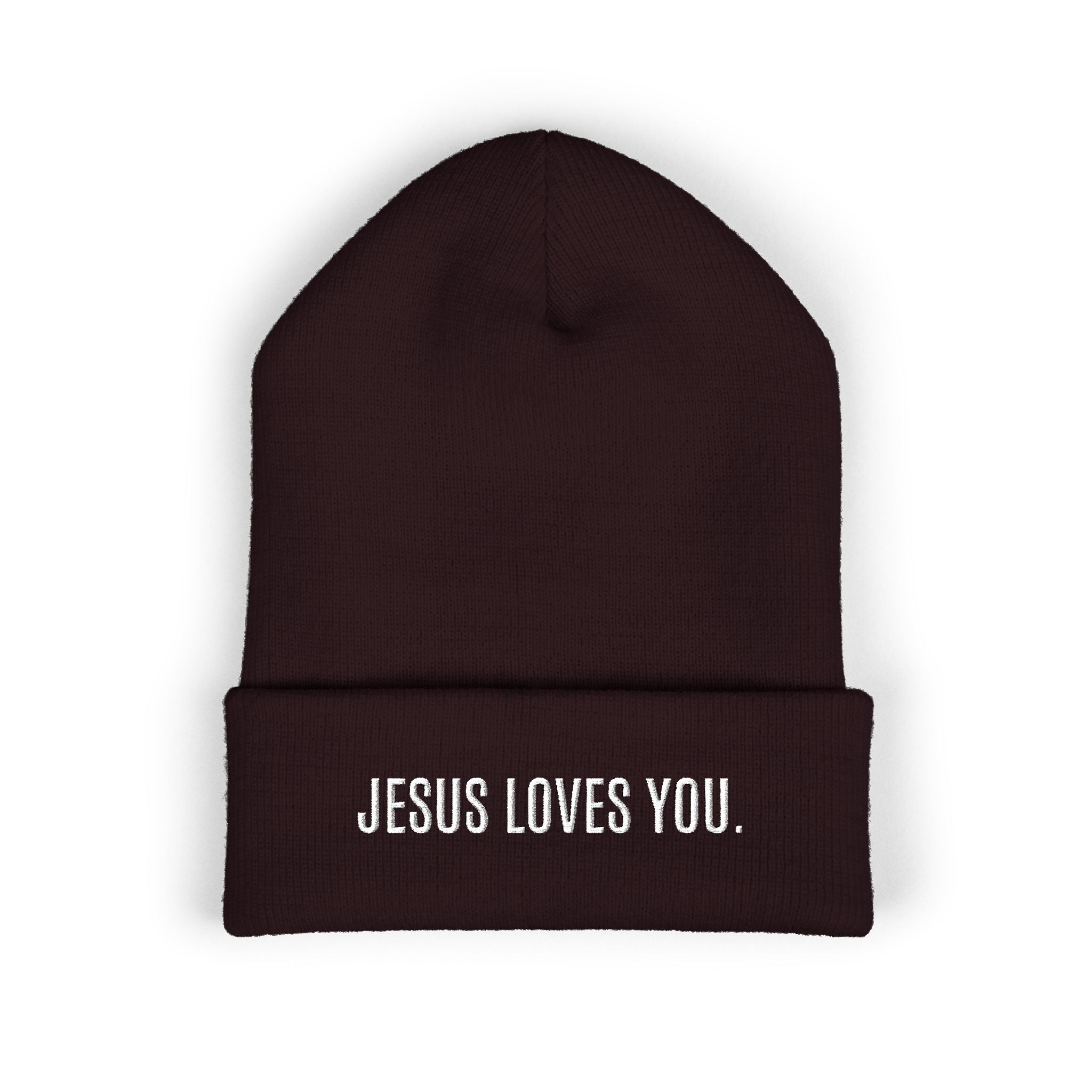 Unisex - JESUS LOVES YOU Beanie - (embroidery)