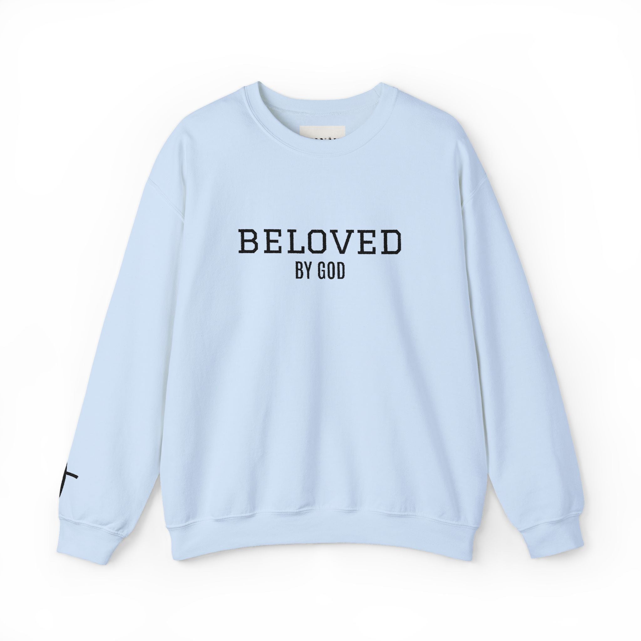 Unisex - BELOVED BY GOD Crewneck- (embroidery)