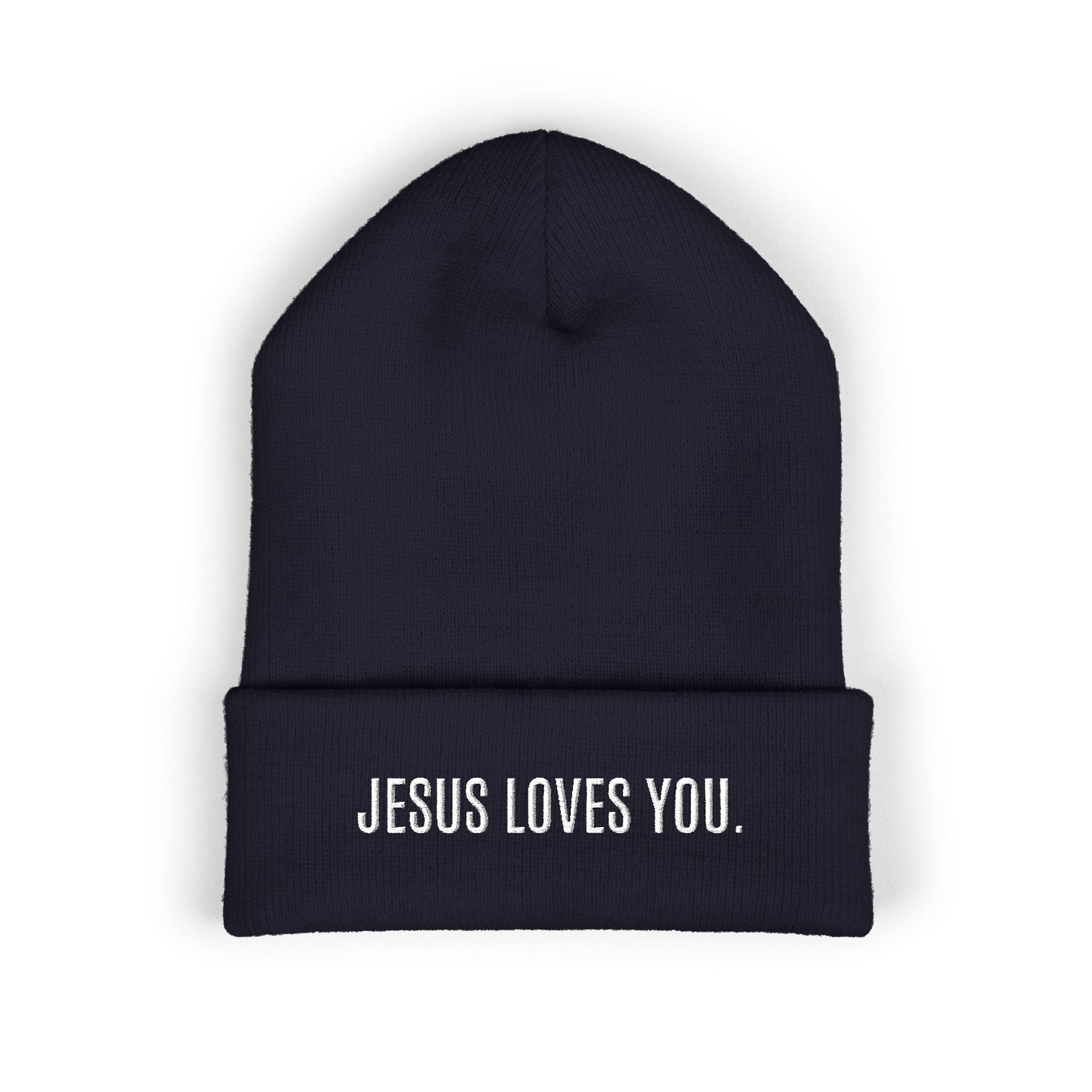 Unisex - JESUS LOVES YOU Beanie - (embroidery)