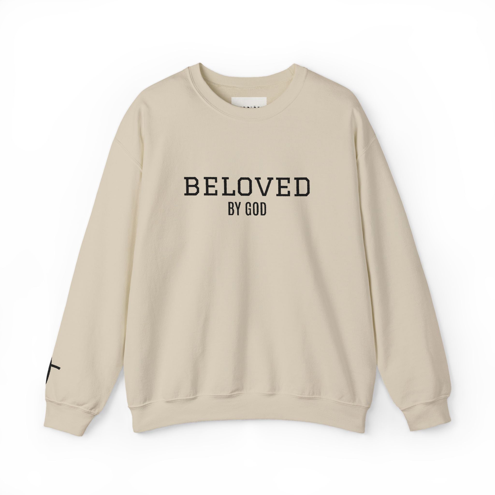 Unisex - BELOVED BY GOD Crewneck- (embroidery)
