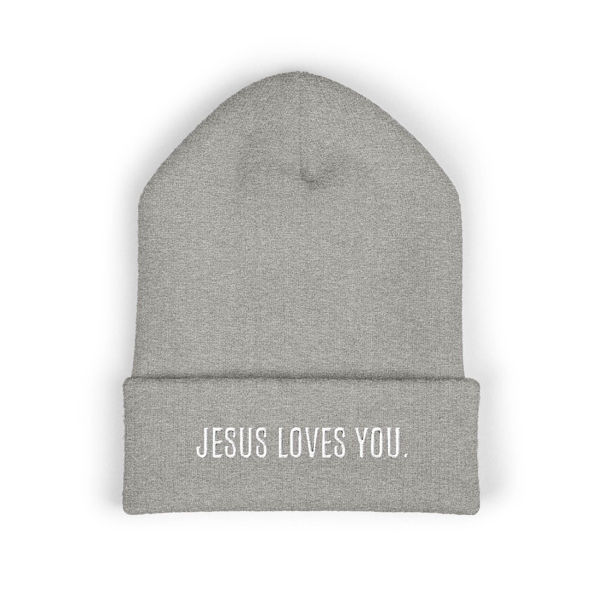 Unisex - JESUS LOVES YOU Beanie - (embroidery)