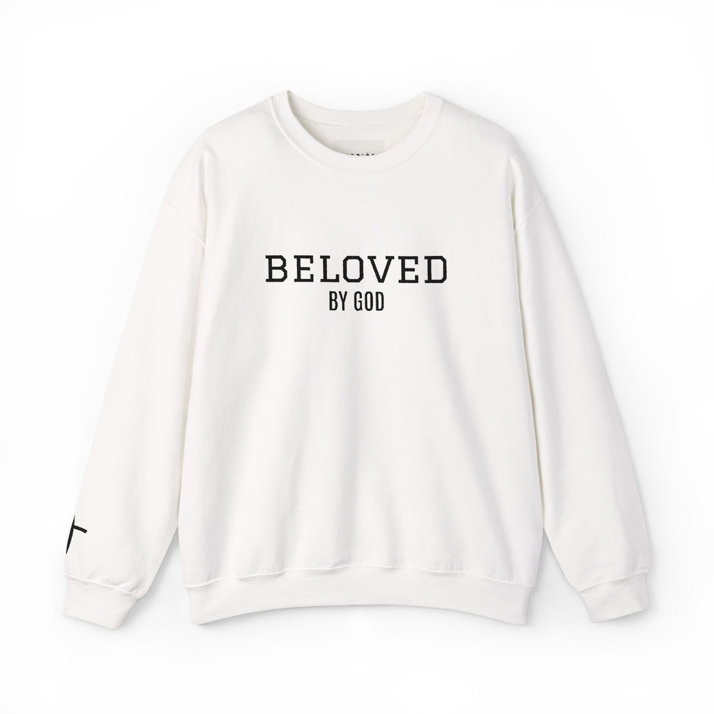 Unisex - BELOVED BY GOD Crewneck- (embroidery)